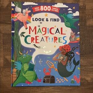 Look & Find Magical Creatures Activity Book - Blue